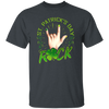 Rock Lover, St Patricks Day, Sign Of The Horns Hand Logo Gift Unisex T-Shirt