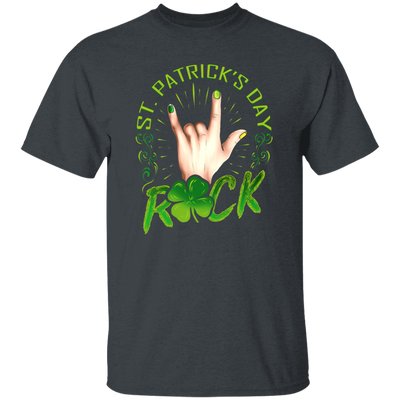 Rock Lover, St Patricks Day, Sign Of The Horns Hand Logo Gift Unisex T-Shirt