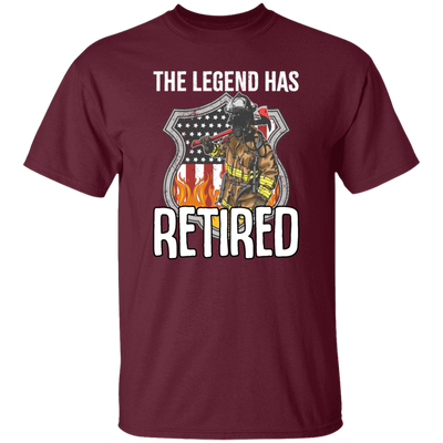 The Legend Has Retired Firefighter Retirement Gift Unisex T-Shirt