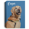 Personalized Pet Photo And Name Canvas, Custom Dog Lover Canvas CB111