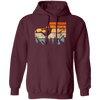 Retro Boulderer, Bouldering Lover, Vintage Mountain Pullover Hoodie