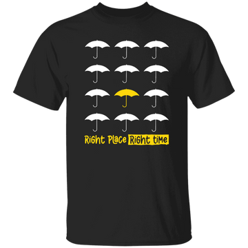 Twelve Umbrella Yellow Umbrella Right Place Right Time