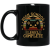 Retro High School Level Complete Gamer Graduation 2020 Black Mug