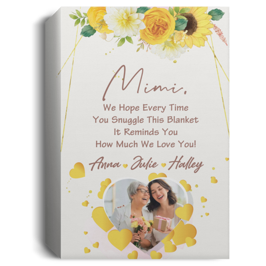 Personalized Letter For Mimi Canvas, Love Mother's Day Gift CB102 Canvas