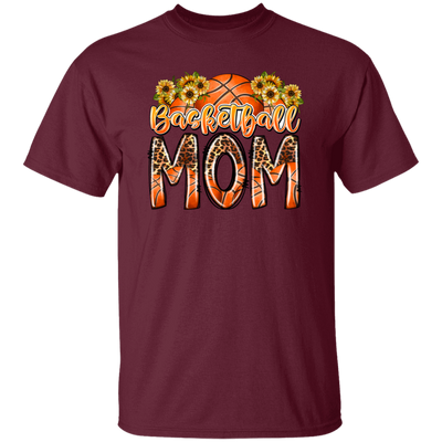 Mom's Gift, Mom Love Basketball, Best Basketball Lover Gift, Best Sport For Mom Unisex T-Shirt