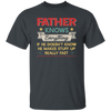 Show your Dad how much you know about him with this Vintage Father Know Everything Fathers Day Tshirt. The perfect Father's Day gift, this t-shirt features a fun, classic saying that any Dad will appreciate. Perfect for any Dad who likes to be in the know!