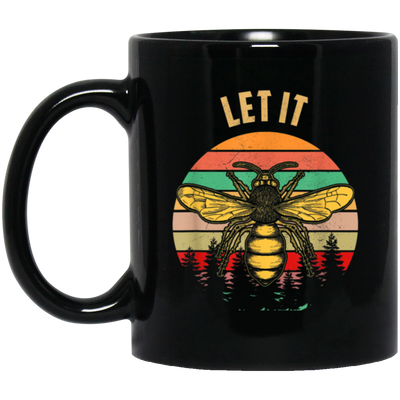 Bee Garden Let It Bee Vintage Let_s Get Weird Black Mug