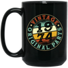 Vintage 1974, Retro 1974 Birthday Gift, Original Part 1974 Black Mug