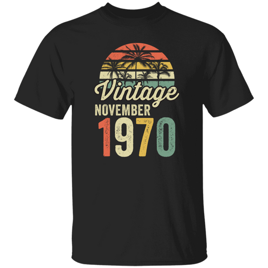 Vintage Since November 1970, 50th Anniversary, Retro 50th Birthday Gift