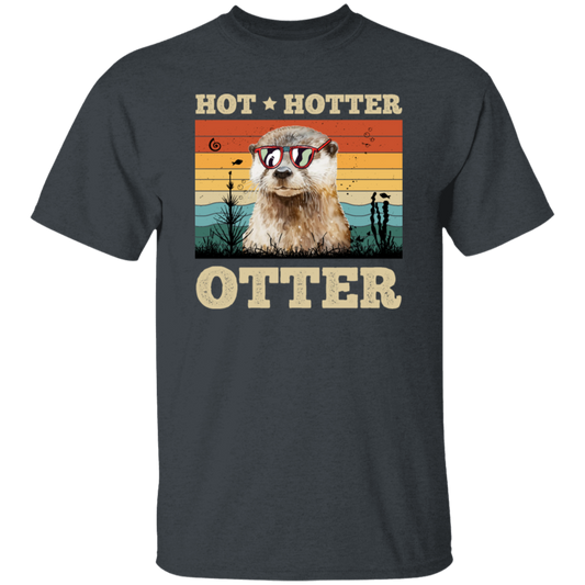 Hot Love Gift, Hotter Gift Retro, Seal Lover, Vintage Hot Otter