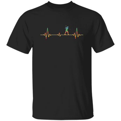 Retro Tennis Heartbeat Ecg Tennis Player Gift