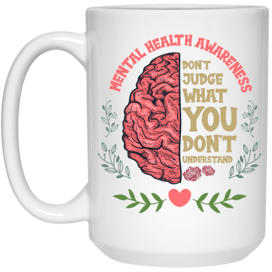 Stigma Matters Mental Illness Gift Mental Health White Mug