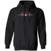 Love Sailing Boat Heartbeat, Sailing Boat And Heart, Love Sailing, Heartbeat Boat Pullover Hoodie