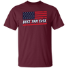 Best papi ever Vintage, American US Flag Grandpa