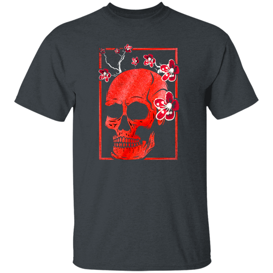 Japanese Demon Art Face Skull Devil Oni Harajuku Unisex T-Shirt