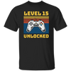 Retro 15th Birthday, Gaming Lover, Gift For Gamer 15 Years Gift Unisex T-Shirt