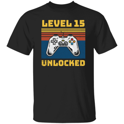 Retro 15th Birthday, Gaming Lover, Gift For Gamer 15 Years Gift Unisex T-Shirt