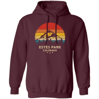 Estes Park Lover, Colorado Gift, Retro Park Gift, Mountain Lover Gift Pullover Hoodie