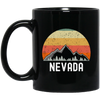 Retro Nevada Sunset Retro Vintage Nature Mountain Hiking