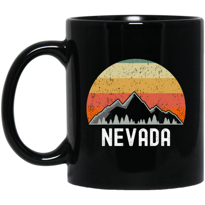 Retro Nevada Sunset Retro Vintage Nature Mountain Hiking