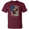 Cute Pug Patriotic America Flag Gift