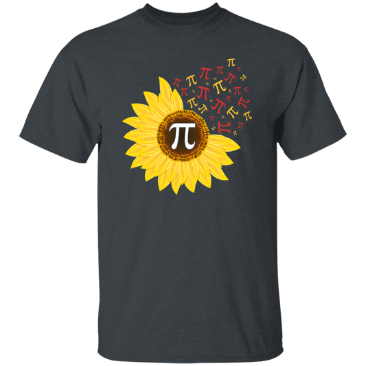 Sunflower Pi, Pi Number, 100 Days Of School Math, Love Mathemetic Gift Idea Unisex T-Shirt