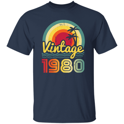 Love 1980 Gift, Retro 1980 Gift, Vintage 1980 Gift, 1980 Birthday Gift, Hawaii Lover Gift Unisex T-Shirt