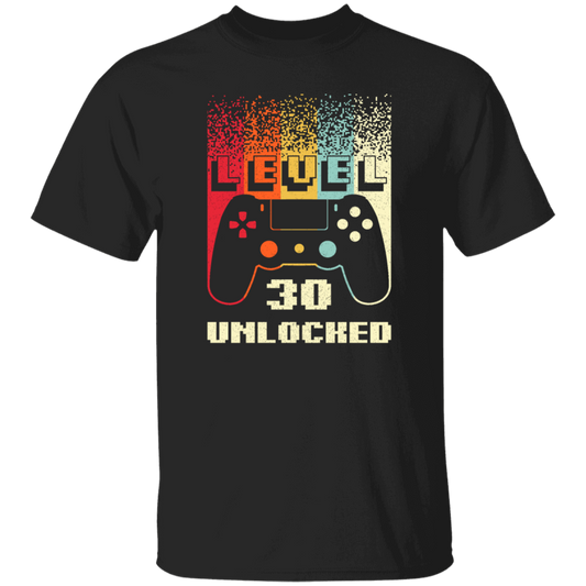 Retro 30th Birthday Gift, Level 30 Unlocked, Play Gaming Lover