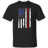 American Flag, Mental Health Nurse, American Psych Nurse, Love Nurse Gift Unisex T-Shirt