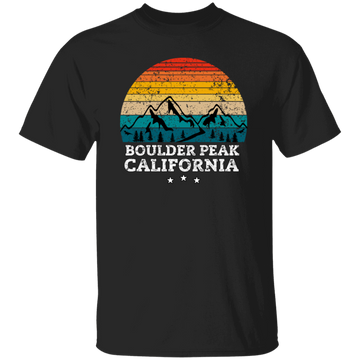 Retro BOULDER PEAK California, BOULDER PEAK Gift