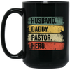 Retro Husband Gift Husband Daddy Pastor Hero