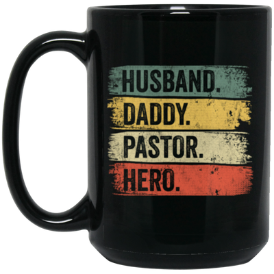 Retro Husband Gift Husband Daddy Pastor Hero