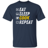 Eat Sleep Cook - Funny Grunge Cooking