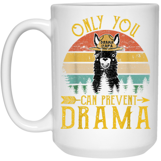 Vintage Only You Can Prevent Drama Llama Camping