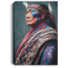 Portrait Photo Of A Asia Old Warrior Chief, Soldiers Into The Forest, Human Who Hunt To Live