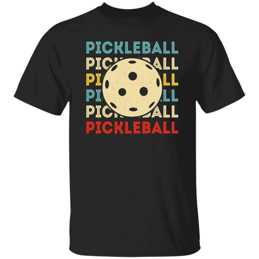 Retro Pickleball, Love Pickleball, Ball Sport Love Gift, Eat Sleep Pickleball Repeat Unisex T-Shirt