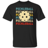 Retro Pickleball, Love Pickleball, Ball Sport Love Gift, Eat Sleep Pickleball Repeat Unisex T-Shirt