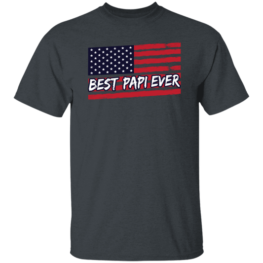 Best papi ever Vintage, American US Flag Grandpa