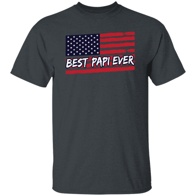 Best papi ever Vintage, American US Flag Grandpa