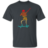 Cool Dabbing Skater Design For Men And Boys Skeleton Vintage Unisex T-Shirt