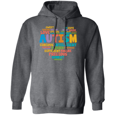 Autism Love Gift, Healing Gift, Heal Autism, Autism Awareness, Retro Gift, Autism Vintage Pullover Hoodie