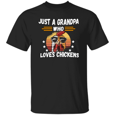 Just A Grandpa Who Loves Chicken Vintage