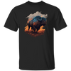 Buffalo Love Gift, Buffalo On A Field, Vintage Style, Cool Buffalo Unisex T-Shirt