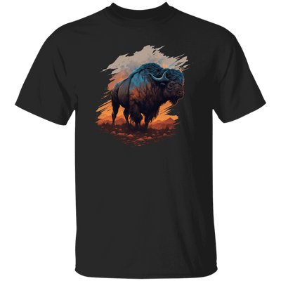 Buffalo Love Gift, Buffalo On A Field, Vintage Style, Cool Buffalo Unisex T-Shirt