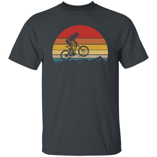 Vintage Biking, Cycling Biker Retro, Riding On Mountain Retro Unisex T-Shirt