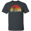 Vintage Biking, Cycling Biker Retro, Riding On Mountain Retro Unisex T-Shirt