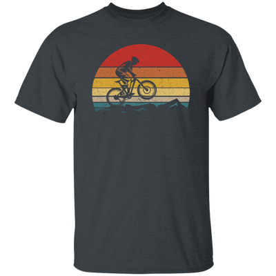 Vintage Biking, Cycling Biker Retro, Riding On Mountain Retro Unisex T-Shirt