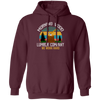 Morning Wood Retro, Lumber Company Funny Camping Carpent Pullover Hoodie