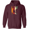 Retro Cool Rock Climbing, Mountain Climbing Tools Pullover Hoodie