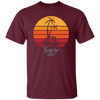 Beautiful Motive In Retro Style Treasure Island - Sunset Vintage Style Unisex T-Shirt